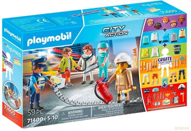 PLAYMOBIL Zestaw z figurkami Figures 71400 My Figures: Służby ratownicze