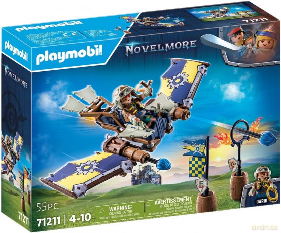 PLAYMOBIL Zestaw z figurkami Novelmore 71211 Novelmore - Szybowiec Dario