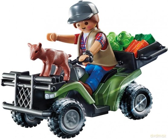 PLAYMOBIL Zestaw z figurką City Action 71041 Quad rolniczy