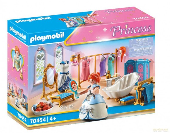 PLAYMOBIL Zestaw z figurką Princess 70454 Garderoba z wanną