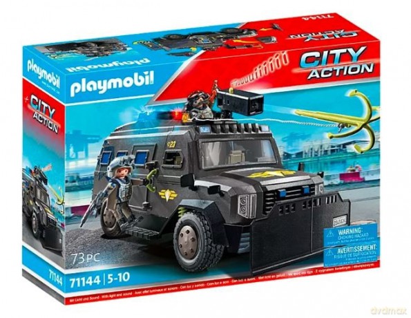 PLAYMOBIL Zestaw z pojazdem City Action 71144 Pojazd terenowy jednostki specjalnej