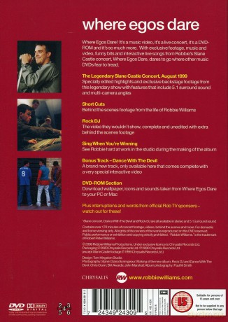 Williams, Robbie: Where Egos Dare (pal Version) [DVD]