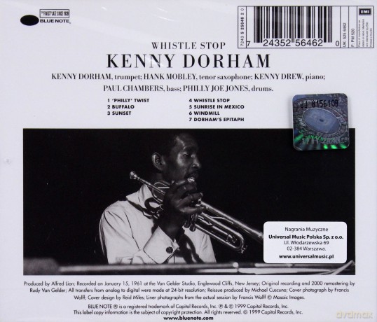 Dorham, Kenny: Whistle Stop (rudy Van Gelder Remaster) [CD]
