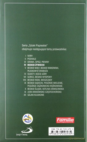 Szlaki Papieskie Przewodnik Tom 4 Beskid Żywiecki - Urszula J.Własiuk [KSIĄŻKA]