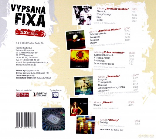 Vypsana Fixa: Fixmisja [CD]
