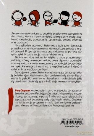 Chapman Gary: Siedem sekretów miłości [KSIĄŻKA]