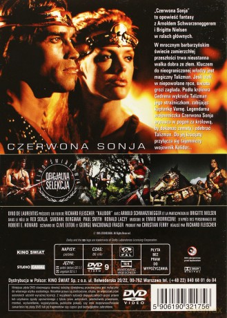 Czerwona Sonja (Kino Światowe) [DVD]