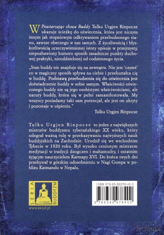 Powtarzając słowa Buddy - Tulku Urgjen Rinpocze [KSIĄŻKA]