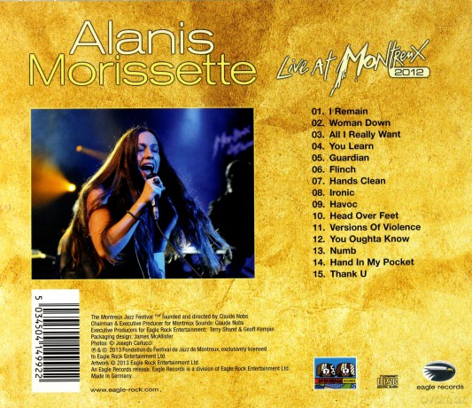Alanis Morissette: Live At Montreux 2012 [CD]
