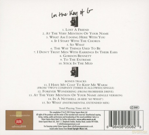 Gilbert O'sullivan: In The Key Of G (digipack) [CD]