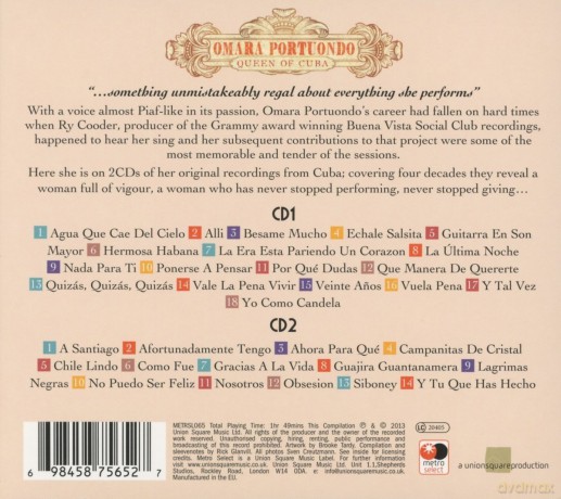 Omara Portuondo: Queen Of Cuba (digipack) [2CD]