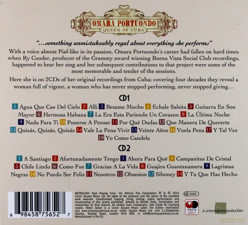 Omara Portuondo: Queen Of Cuba (digipack) [2CD]