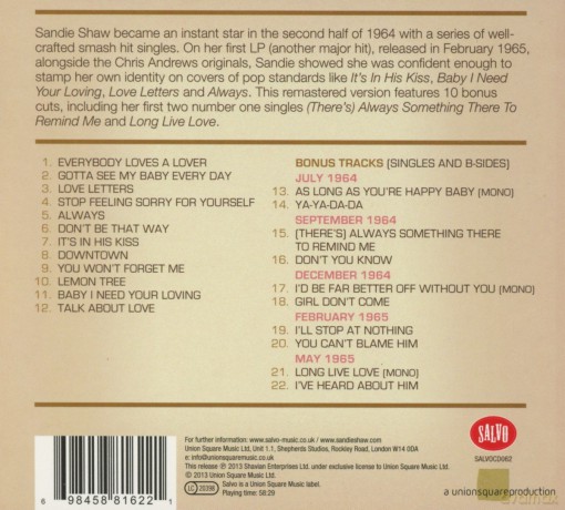 Sandie Shaw: Sandie (digipack) [CD]