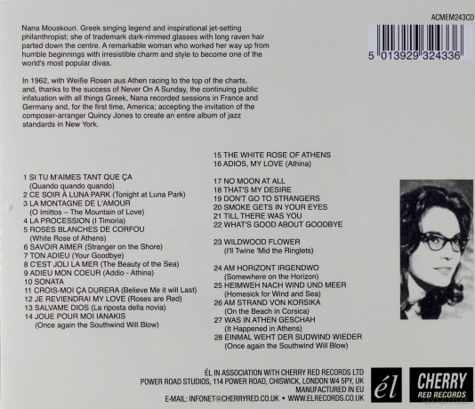 Nana Mouskouri: Roses Blanches De Corfou [CD]