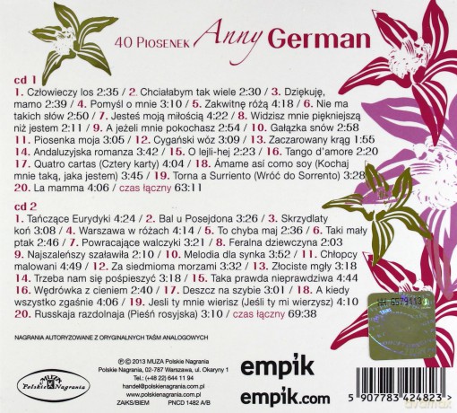 Anna German: 40 piosenek Anny German (digipack) [2CD]