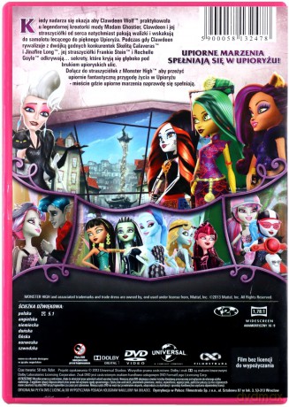 Monster High Scaris, Upioryż: Miasto Strachu [DVD]