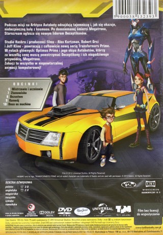 Transformers Prime sezon 1 cz. 2 [DVD]