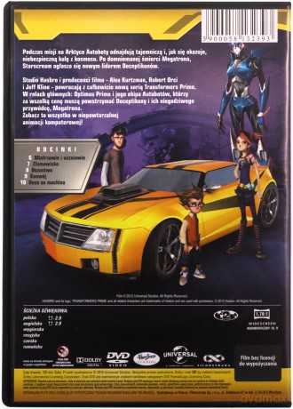Transformers Prime sezon 1 cz. 2 [DVD]