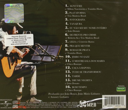 Joao Bosco: 40 Anos Depois [CD]