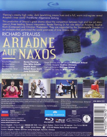 Renee Fleming: Strauss Ariadne Auf Naxos [Blu-Ray]