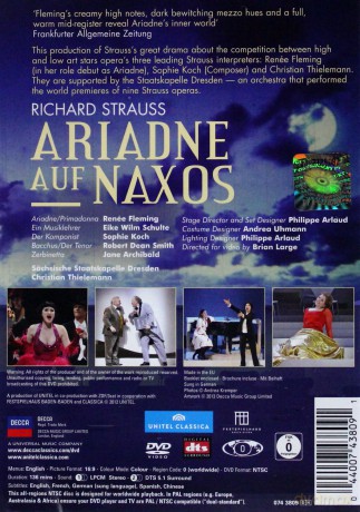 Renee Fleming: Strauss Ariadne Auf Naxos [DVD]