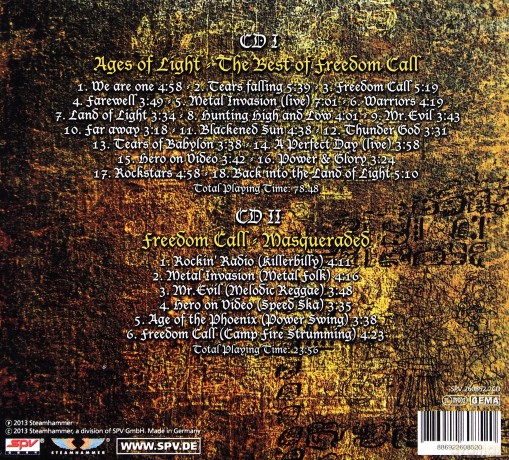 Freedom Call: Ages Of Light [2CD]
