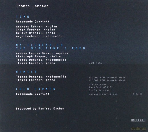 Larcher Thomas: Ixxu(Rosamunde Qtr/Poppen/Demenga/Brown [CD]