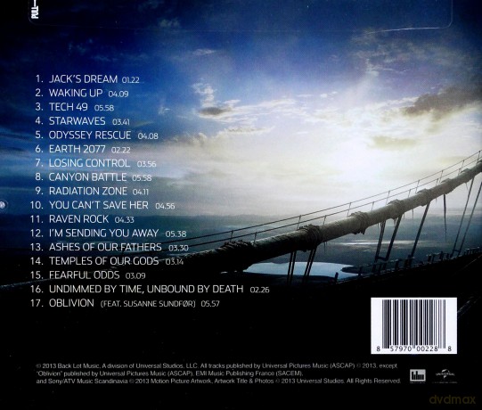 Oblivion soundtrack (Niepamięć) (M83) [CD]
