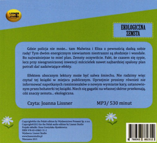 Ekologiczna Zemsta - Małgorzata J. Kursa (digipack) [AUDIOBOOK] [CD-MP3]