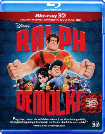 Ralph Demolka 3D (Disney) [Blu-Ray 3D]+[Blu-Ray]