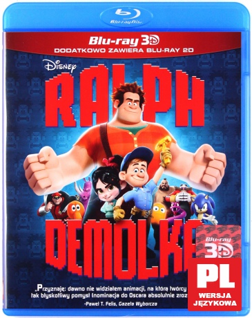 Ralph Demolka 3D (Disney) [Blu-Ray 3D]+[Blu-Ray]
