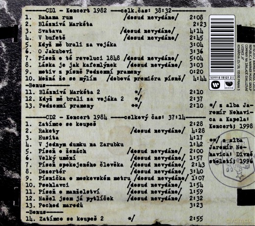 Jaromir Nohavica: Archivy... 1982 A 1984 (digipack) [2CD]
