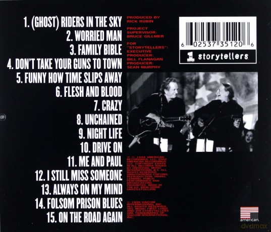 Johnny Cash: Vh-1 Storytellers [CD]