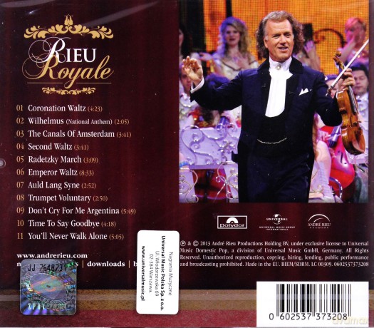 Andre Rieu: Rieu Royale [CD]