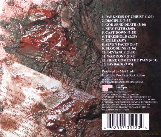 Slayer: God Hates Us All [CD]