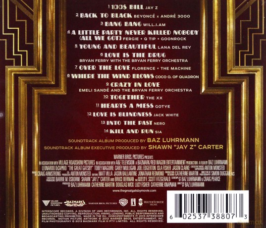 Great Gatsby soundtrack (Wielki Gatsby) [CD]