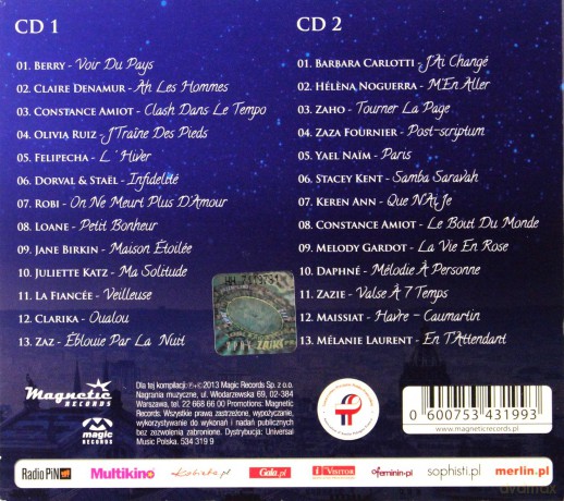 Bonne Nuit A Paris soundtrack (digipack) [2CD]