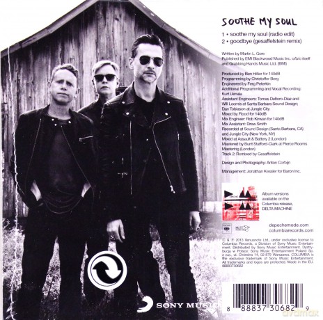 Depeche Mode: Soothe My Soul (2-Track) (ecopack) [CD]