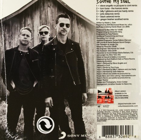 Depeche Mode: Soothe My Soul (Maxi-Single) (ecopack) [CD]