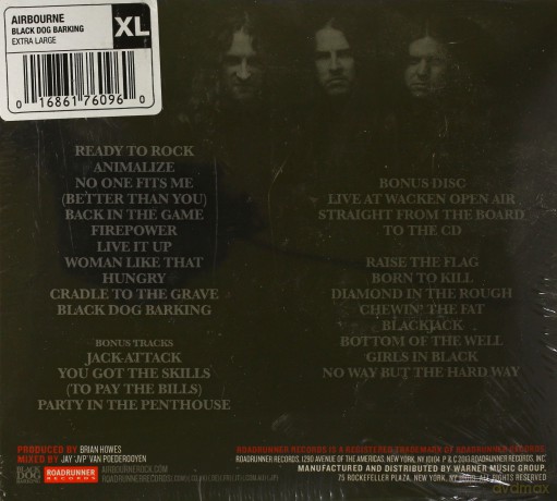 Airbourne: Black Dog Barking Cd+T-Shirt XL [2CD]