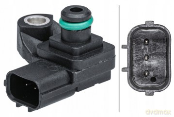Hella 6PP 009 403-351 Czujnik, ciśnienie doładowania, Czujnik, ciśnienie w kolektorze dolotowym Volvo