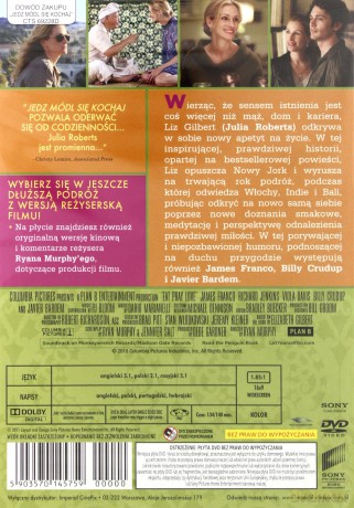 Jedz, módl się, kochaj [DVD]