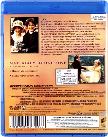 Rozważna i romantyczna [Blu-Ray]