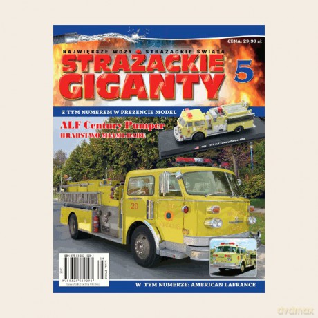 Strażackie Giganty. Największe Wozy Strażackie Świata 05: ALF Century Pumper [KSIĄŻKA]+[MODEL]