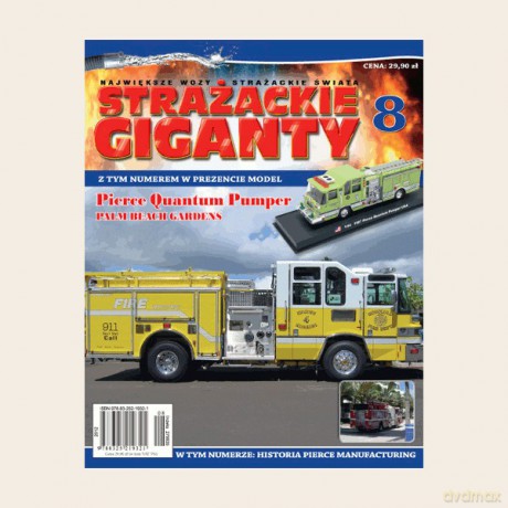 Strażackie Giganty. Największe Wozy Strażackie Świata 08: Seagrave Pumper [KSIĄŻKA]+[MODEL]