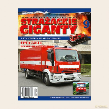 Strażackie Giganty. Największe Wozy Strażackie Świata 09: VPCA 75E14 [KSIĄŻKA]+[MODEL]