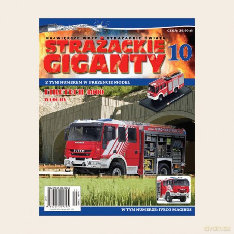 Strażackie Giganty. Największe Wozy Strażackie Świata 10: FIRETECH 4000 [KSIĄŻKA]+[MODEL]