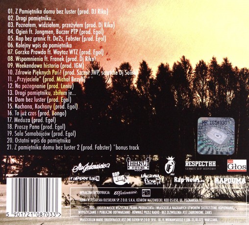 Lasio Companija: Z pamiętnika domu bez luster (digipack) [CD]