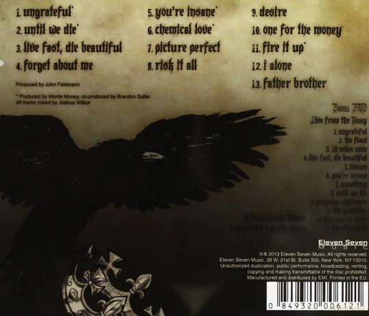 Escape The Fate: Ungrateful [CD]+[DVD]