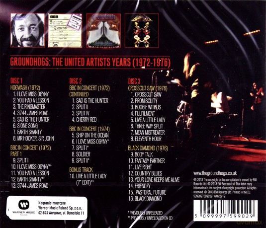 The Groundhogs: The United Artists Years (1972-1976) [3CD]
